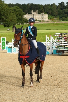 Tabitha Kyle retains the National 138cm title at the NAF Five Star British Showjumping National Championships